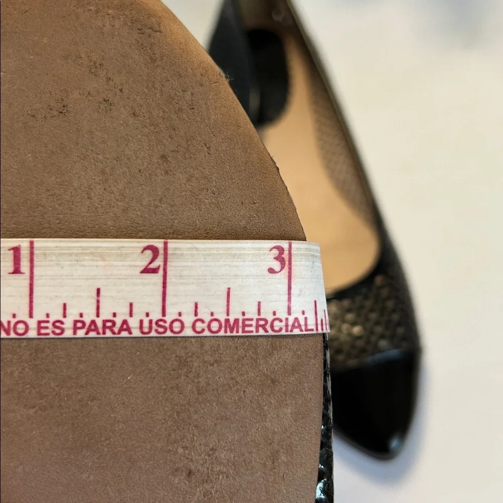 Furla Black Patent Leather Mesh Flats - Picture 17 of 17